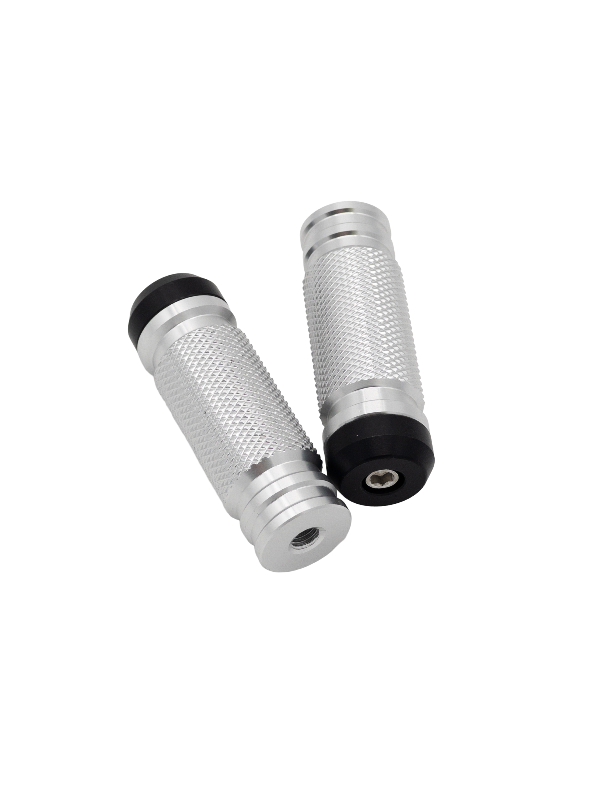 CNC Fußrasten aus Aluminium (Set) – inkl. Kunststoffschleifer 2 CNC Fußrasten aus Aluminium (Set) – inkl. Kunststoffschleifer – Bild 2