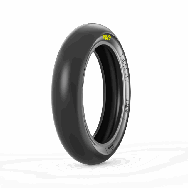 PMT Slick 140/70-17 Supersoft-Hard Hinterreifen für Pitbike Racing ohne Profil