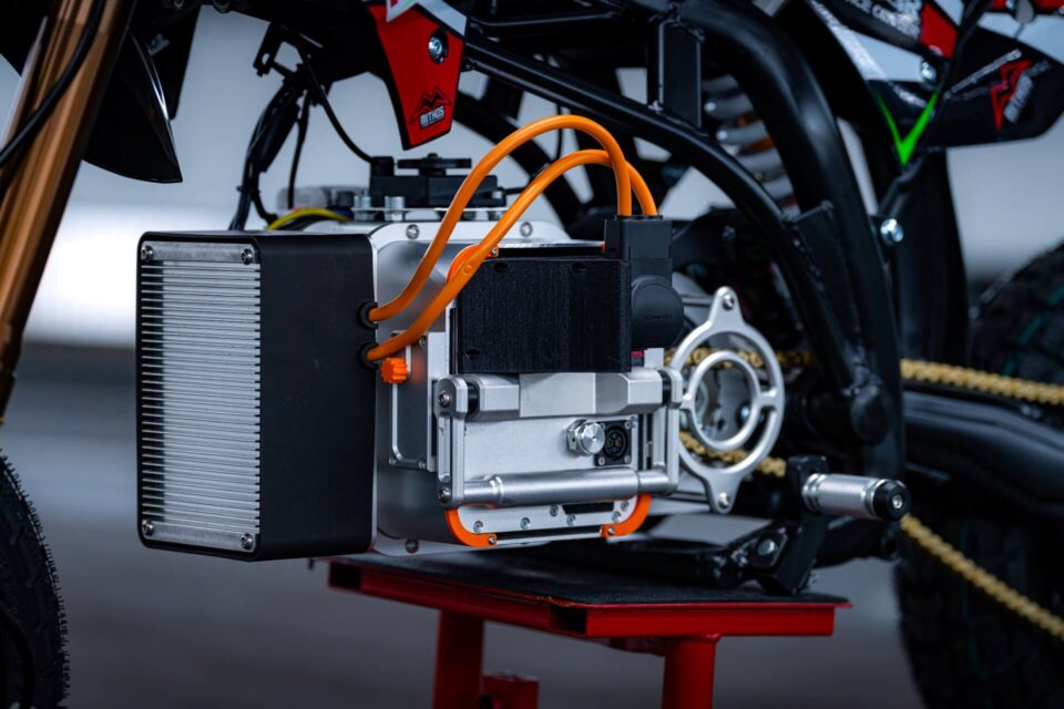 Trckline E 72V Elektromotor Detail &ndash; leise Power f&uuml;r Elektro-Pitbike