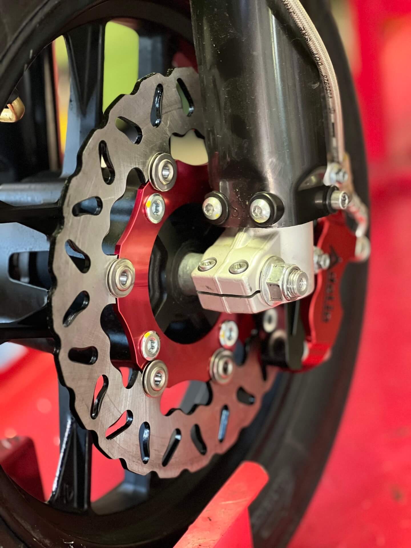 Trckline E - DropIn72V 7 Trckline E DropIn72V Wellenbremse Bremsscheibe Detail Elektro Pitbike