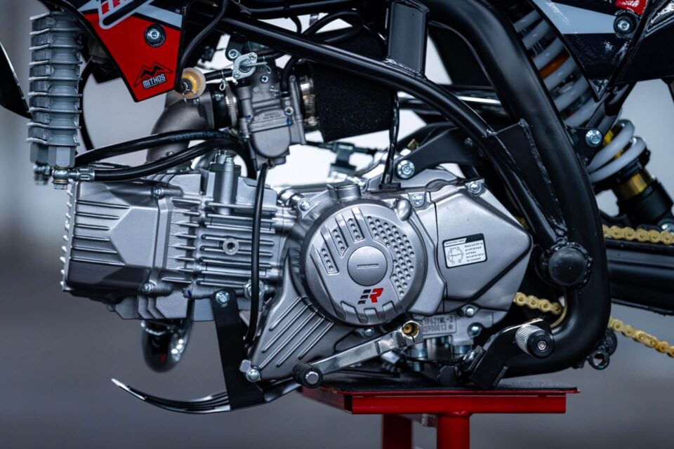 Trckline R 190ccm ZS Motor Detailaufnahme &ndash; mehr Hubraum und Leistung