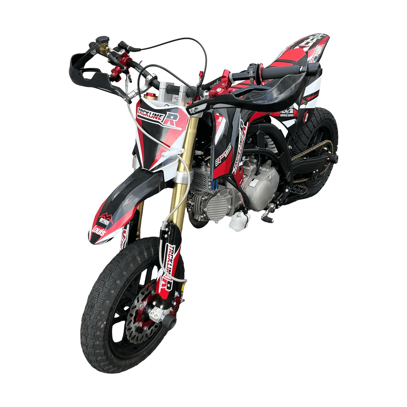 Trckline R - yx160ccm 1 Trckline R yx160ccm Benzin Pitbike Frontalansicht 160ccm YX Motor
